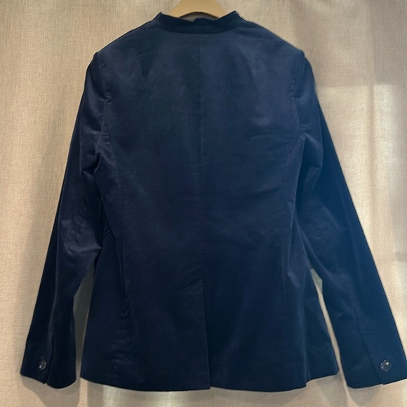 Banana Republic Navy Blue Velvet Blazer - Picture 6 of 6